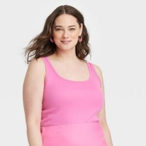 #2685 A New Day Women's Bright Pink Tank Top